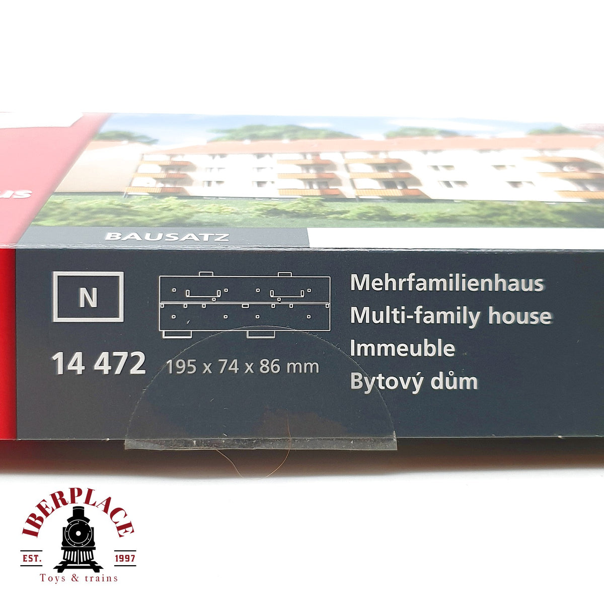 ♻️ Auhagen 14472 Mehrfamilienhaus edificio residencial pisos kit Escala N 1:160