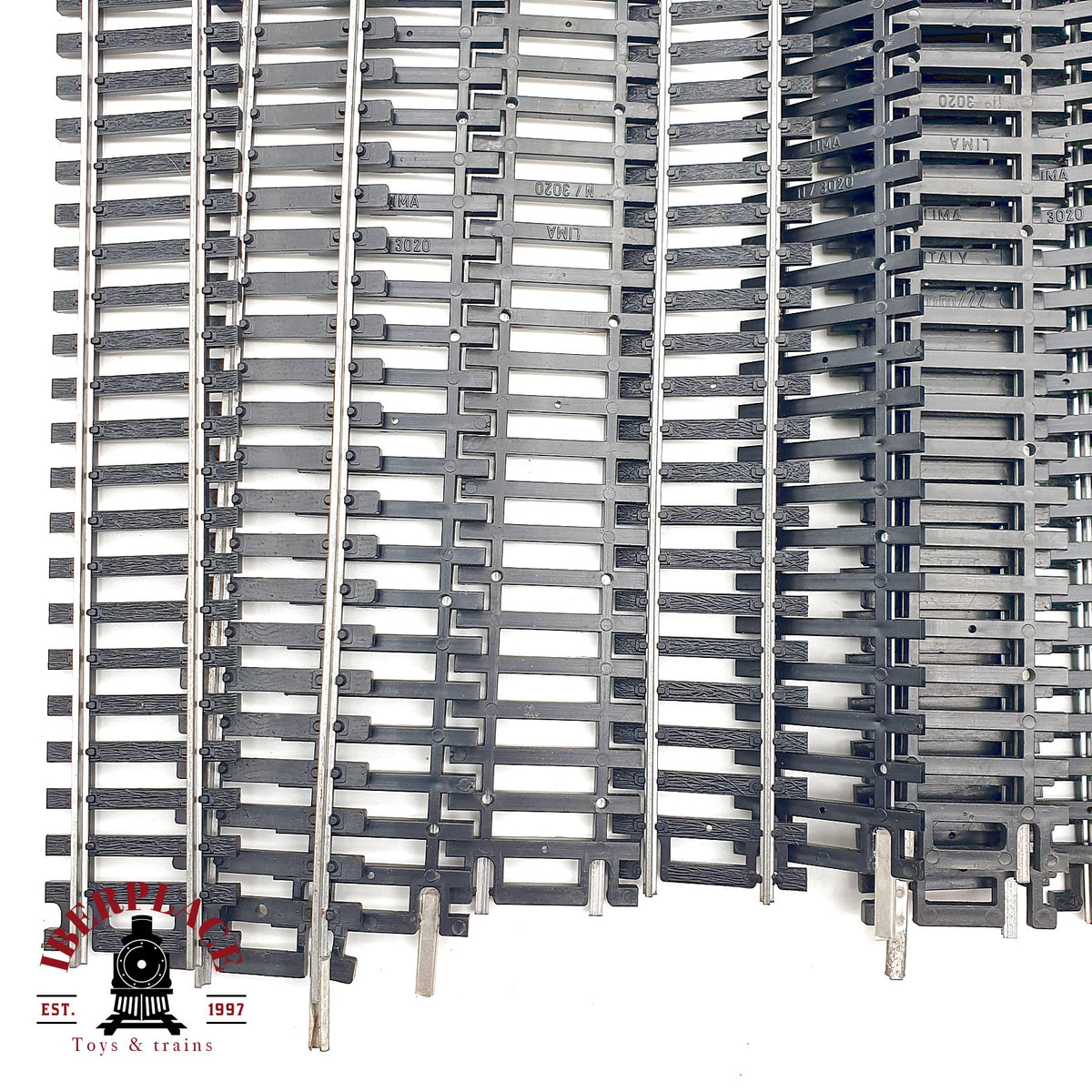 ♻️ Lima 30x 3020 vias rectas 220mm - 🟡 GRADE B Escala H0 1:87