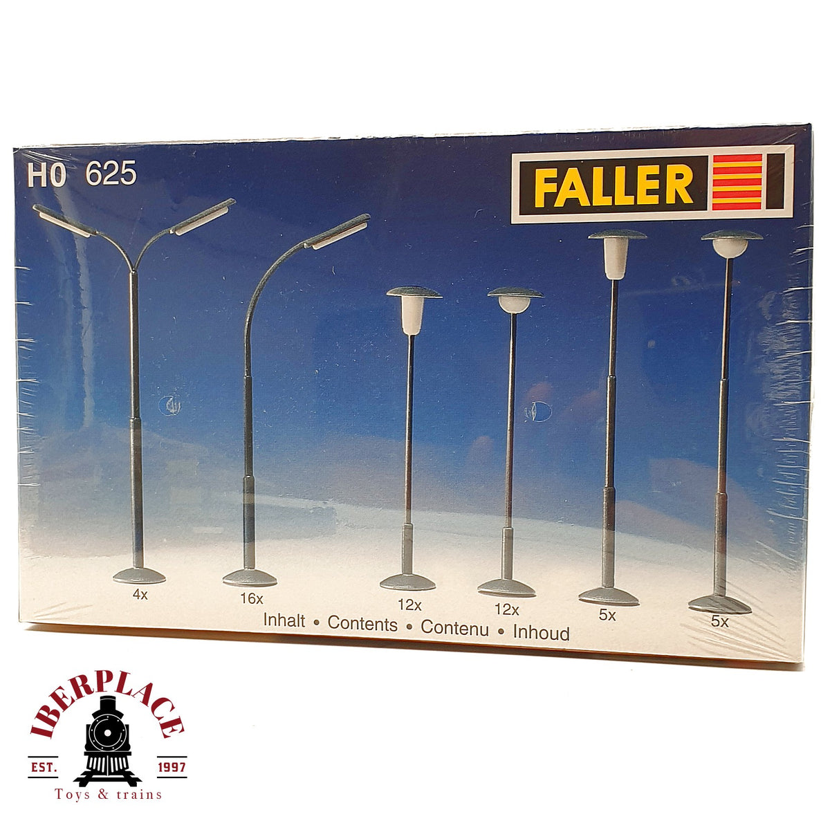 ♻️🆕 Faller 625 Farolas lamparas iluminacion calle maqueta kit Escala H0 1:87