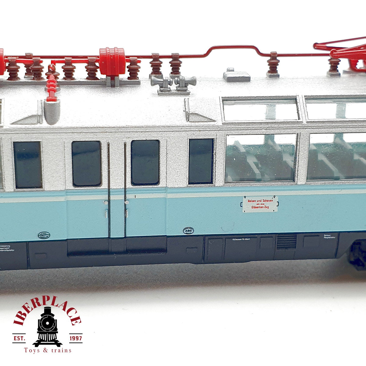 ♻️ Fleischmann 7410 automotor ET 91 Gläserner Zug DB Ep III escala N 1:160