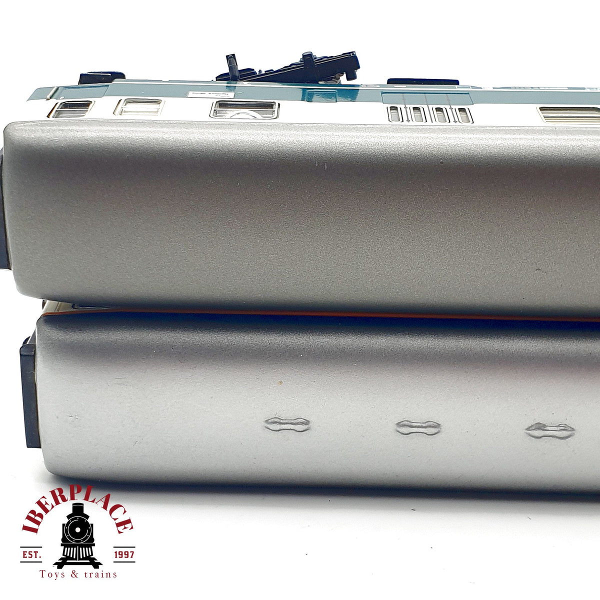 ♻️✨ Märklin 2x vagones pasajeros DB 4111 4112 1a 2a clase azul beige AC Escala H0 1:87
