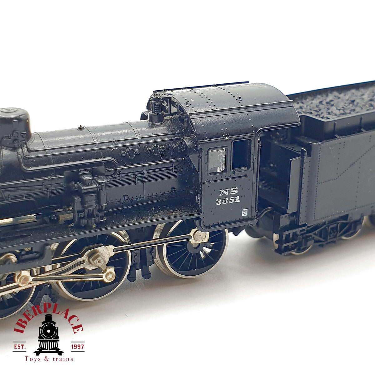 ♻️ Fleischmann 7161 locomotora vapor NS 3851 tender escala N 1:160