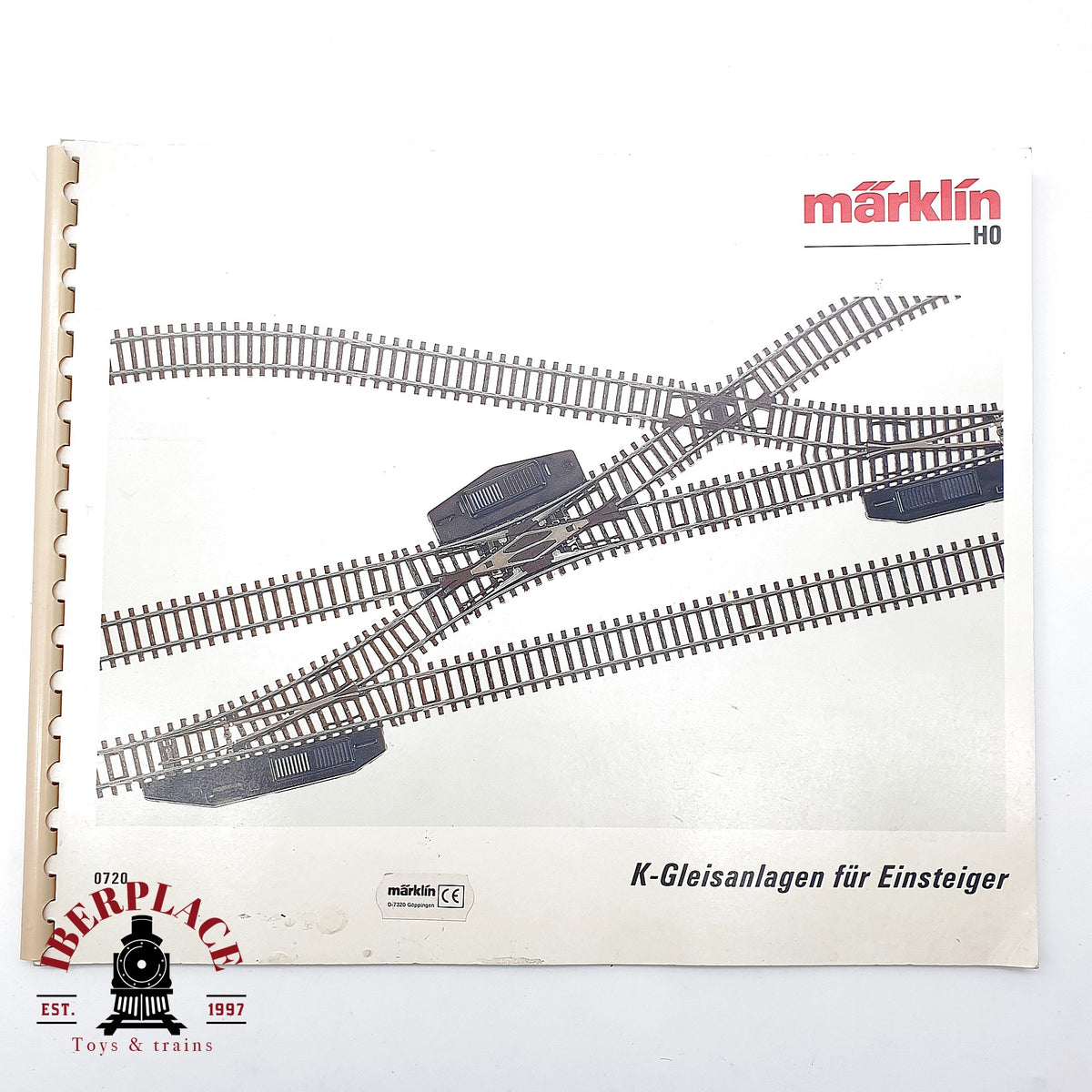♻️ Märklin 0720 libro planos vias K catalogo Escala H0 1:87