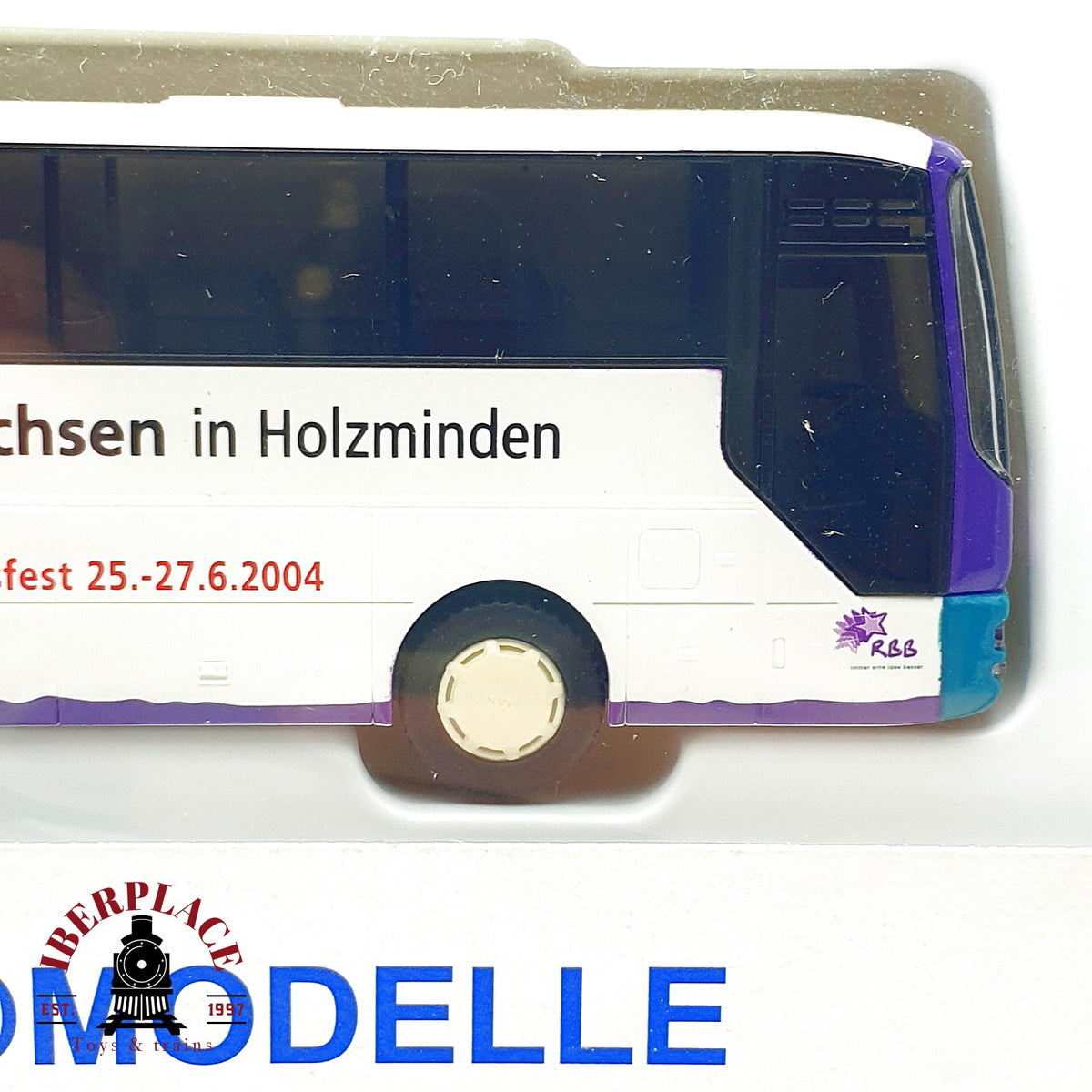 ♻️✨ Rietze autobus MAN Tag der Niedersachsen Holzminden 2004 RBB Escala H0 1:87