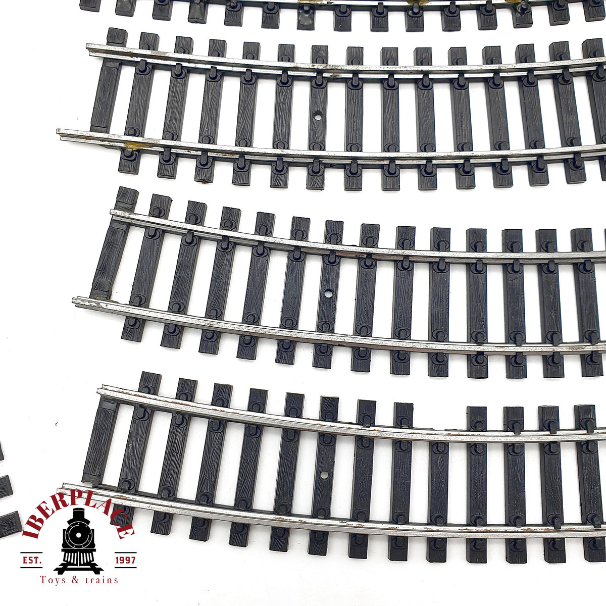 ♻️ Jouef 10x 870 Vías Curvas R385 - 🟡 GRADE B Escala H0 1:87