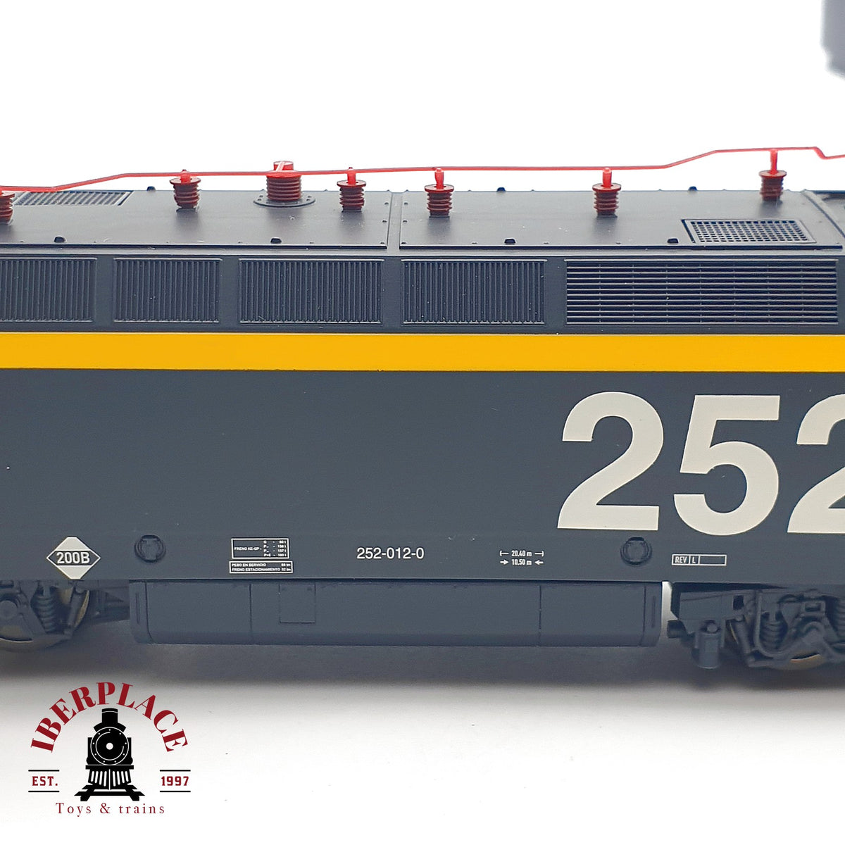 ♻️✨ Electrotren 2500 locomotora eléctrica RENFE 252-012 AC Escala H0 1:87