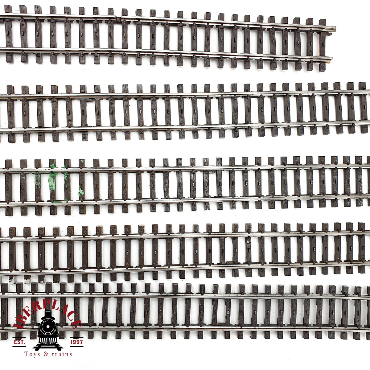 ♻️ Märklin 2205 5x vias flexibles Flexgleis via K - 🟡 GRADE B 🔴 GRADE C Escala H0 1:87
