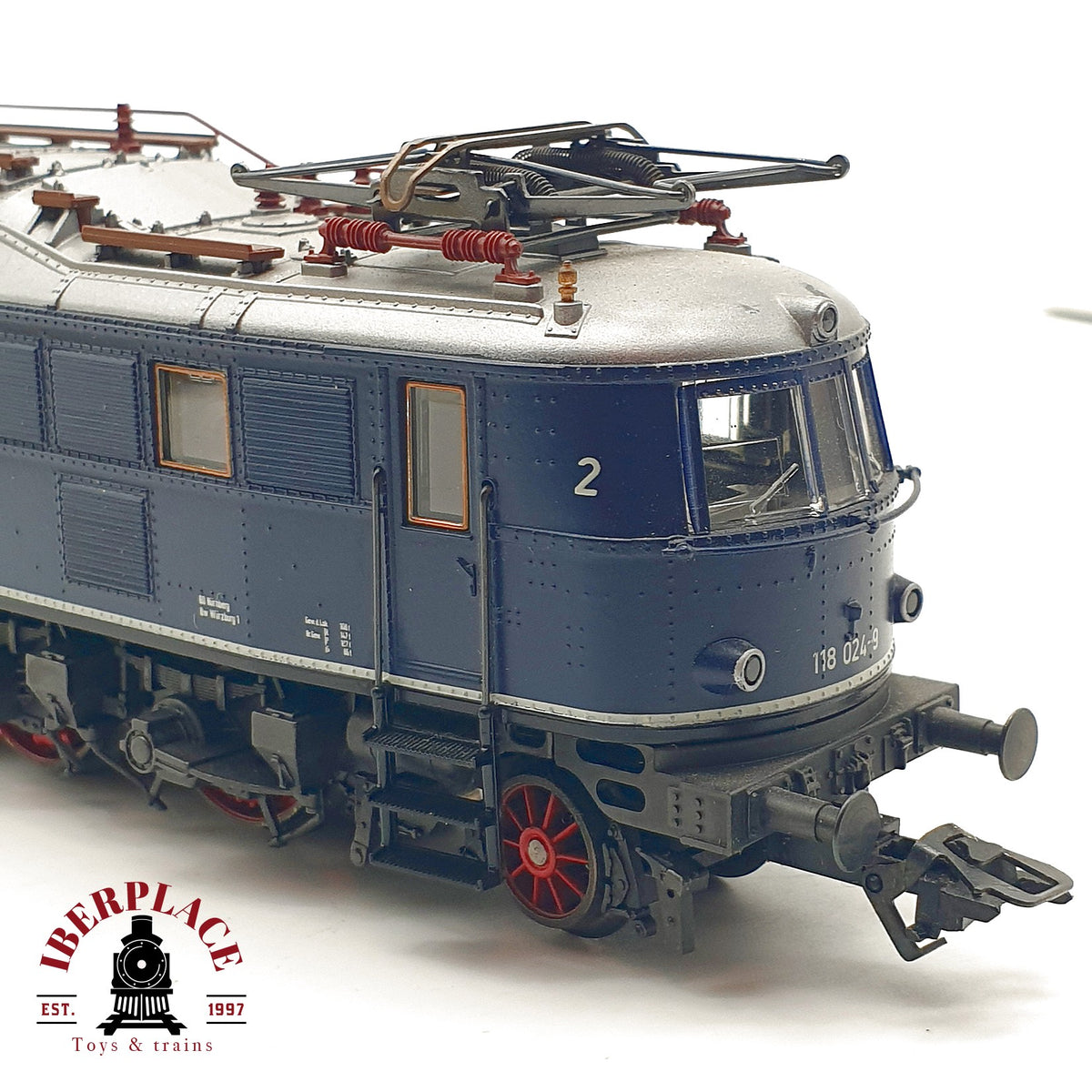 ♻️✨ Märklin 3368 Locomotora electrica BR 118 024-9 DB Ep IV E18 azul Escala H0 1:87