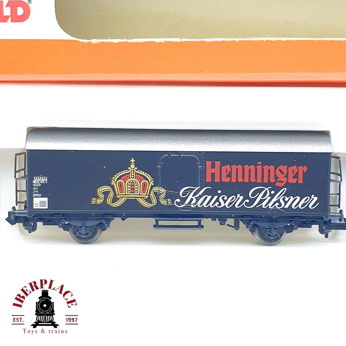 ♻️ Arnold 0251K Set 3 vagones cerveceros Henninger Gründels König DB escala N 1:160