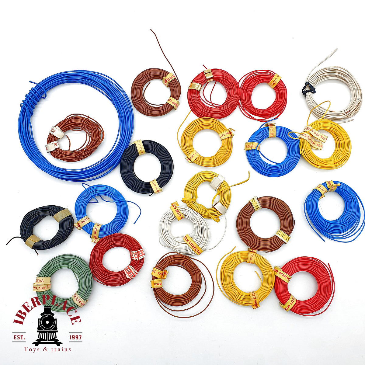 ♻️ 21x Brawa cables conexion de varios colores Escala H0 1:87