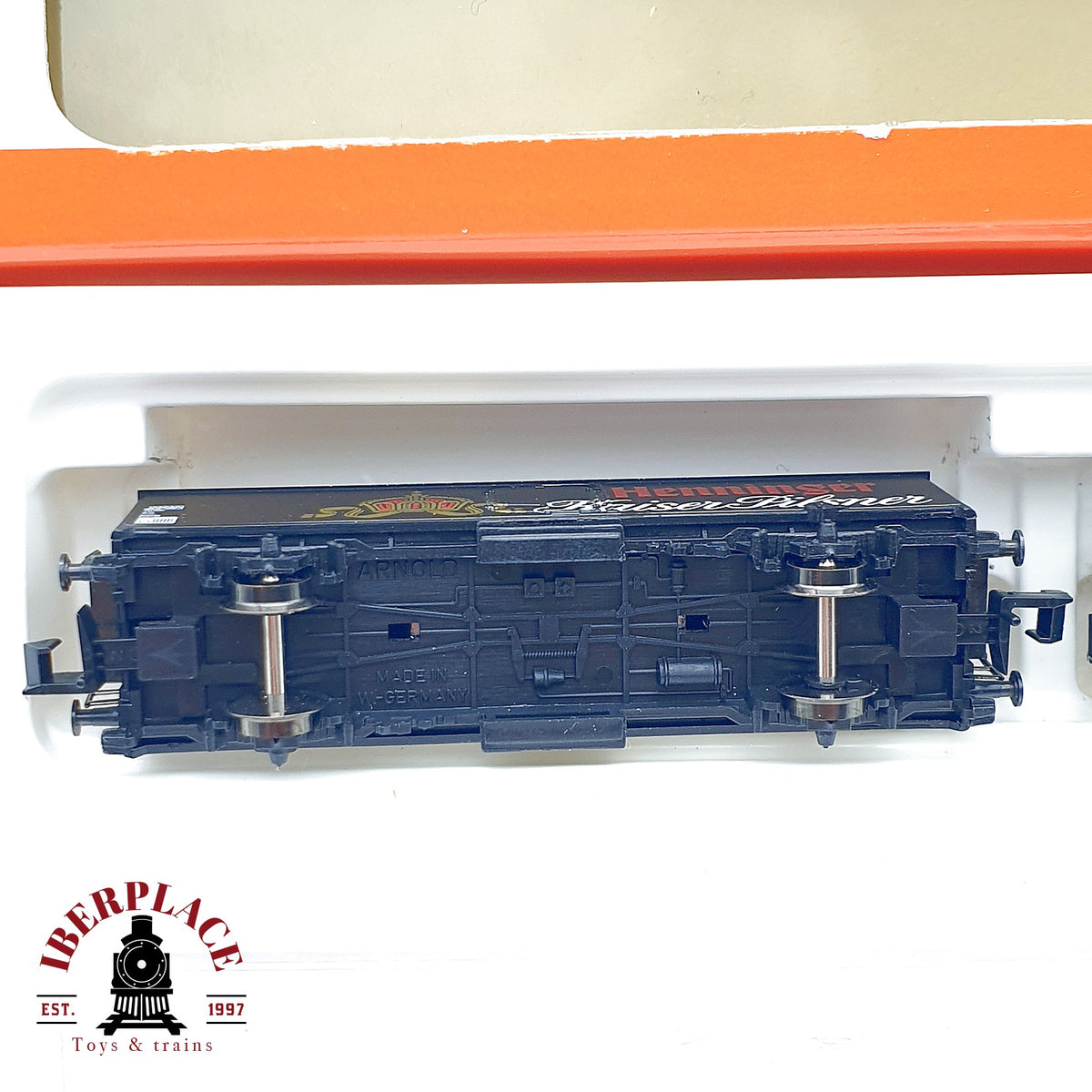 ♻️ Arnold 0251K Set 3 vagones cerveceros Henninger Gründels König DB escala N 1:160