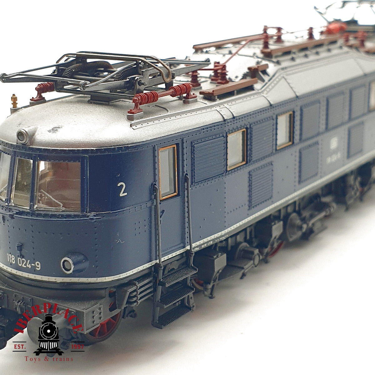 ♻️✨ Märklin 3368 Locomotora electrica BR 118 024-9 DB Ep IV E18 azul Escala H0 1:87