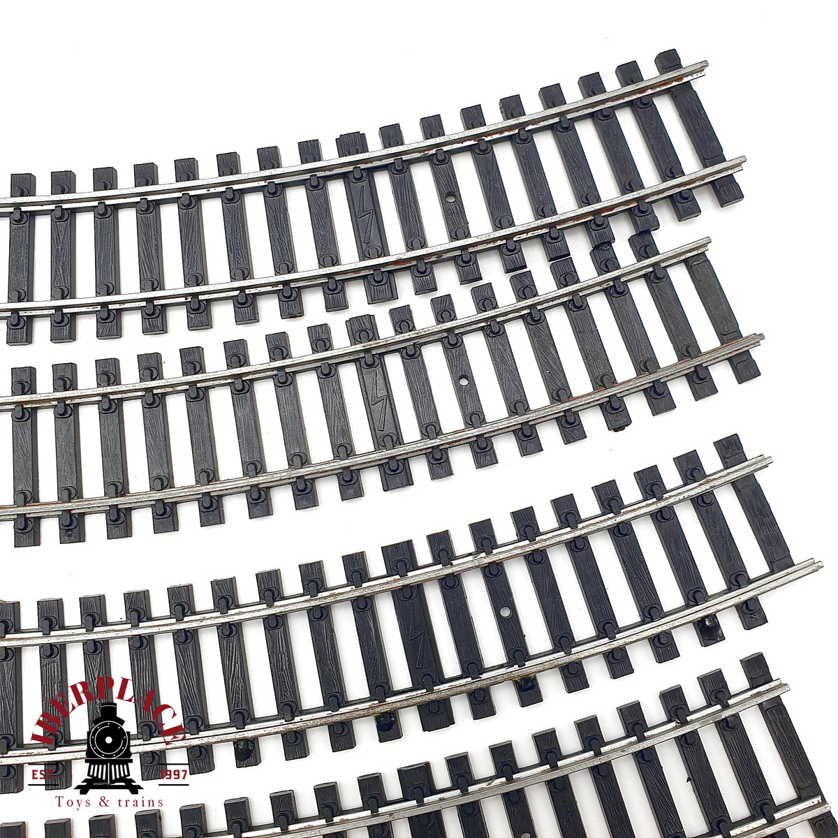 ♻️ Jouef 10x 870 Vías Curvas R385 - 🟡 GRADE B Escala H0 1:87