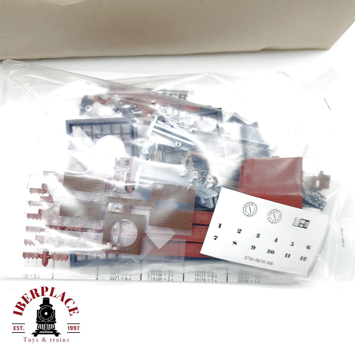 ♻️ Vollmer 5758 Deposito cocheras circulares Ringlokschuppen kit Escala H0 1:87