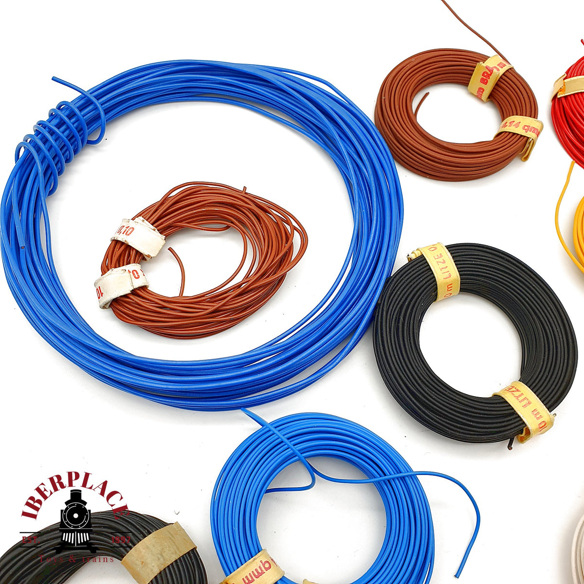 ♻️ 21x Brawa cables conexion de varios colores Escala H0 1:87