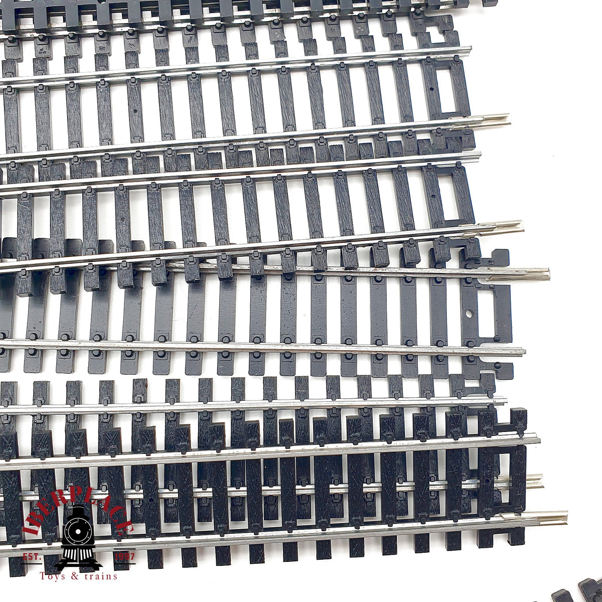 ♻️ Lima 8x 3020 vias rectas + 2x vias curvas 360º - 🟢 GRADE A Escala H0 1:87