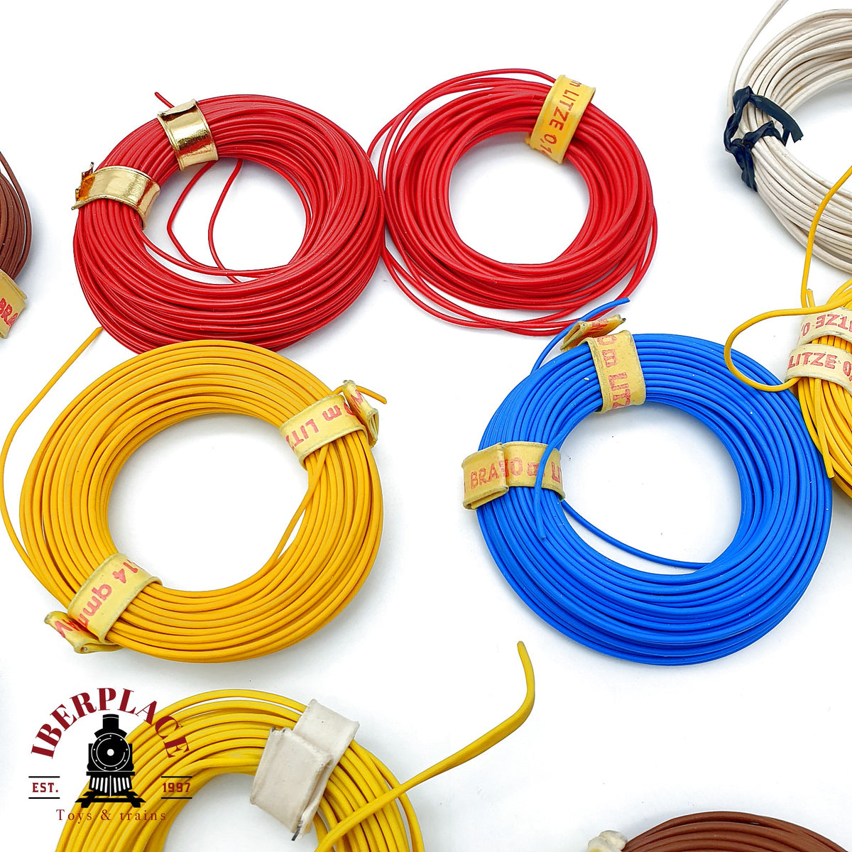 ♻️ 21x Brawa cables conexion de varios colores Escala H0 1:87