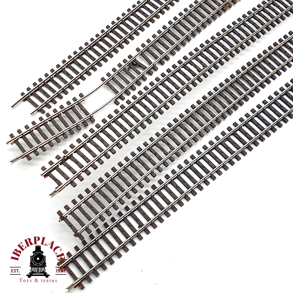 ♻️ Märklin 2205 5x vias flexibles Flexgleis via K 🔴 GRADE C Escala H0 1:87