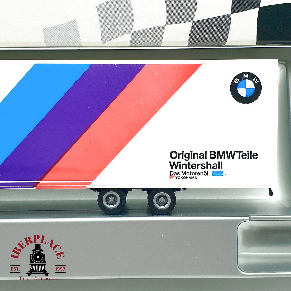 ♻️✨ Herpa camion MAN BMW Motorsport Team Schnitzer Renntransporter Escala H0 1:87