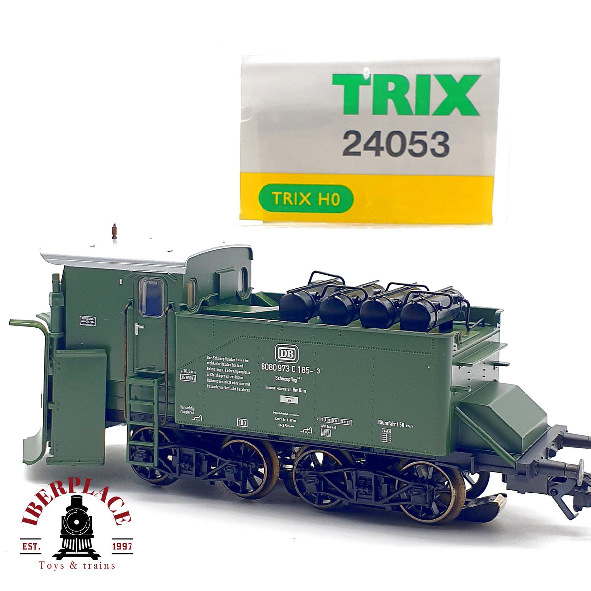♻️✨ Trix 24053 Vehiculo quita nieves DB 8080 973 0 185-3 AC Escala H0 1:87