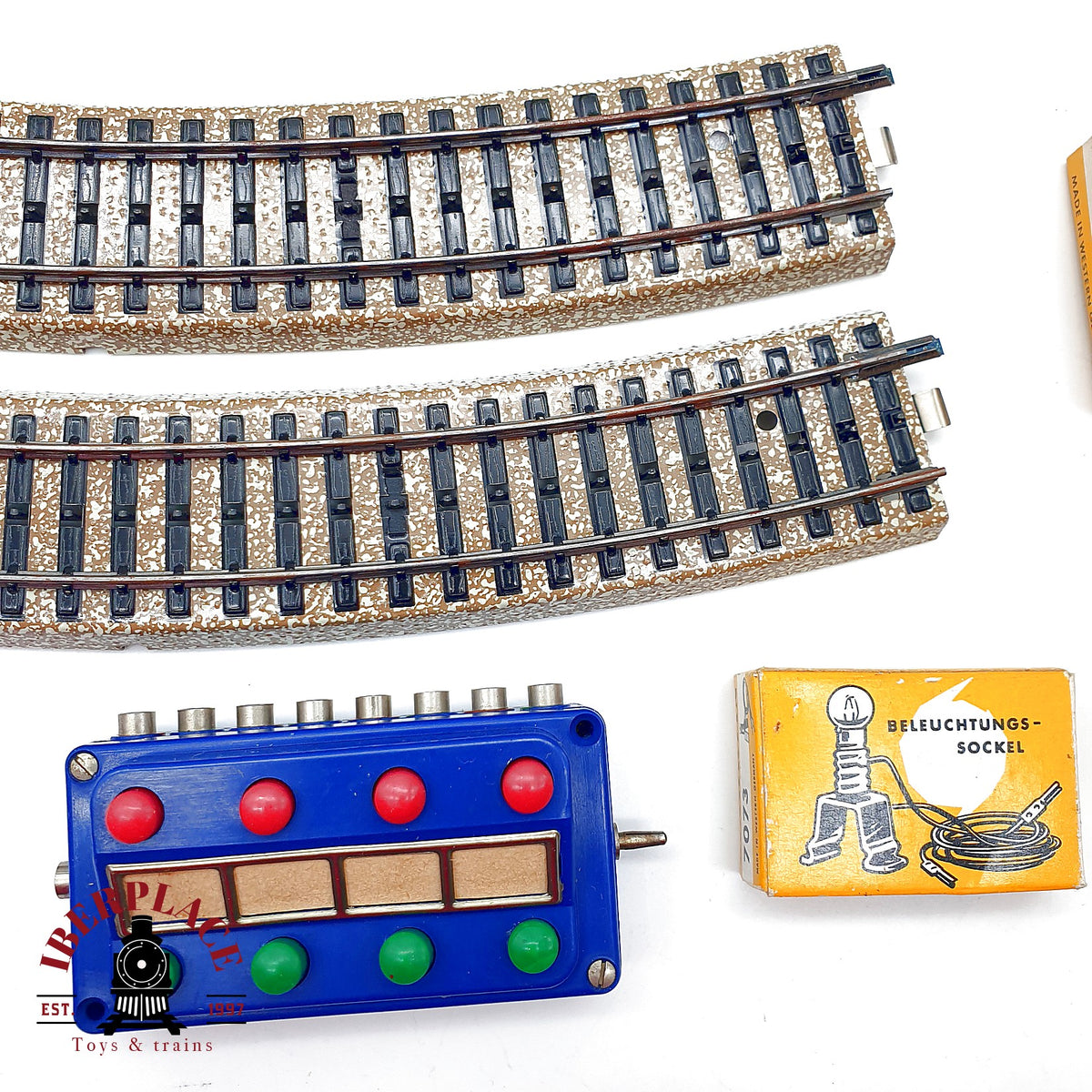 ♻️ ✨ Märklin 17x vías curvas 5103 5201 sistema M 5103 5201 pupitres mando Escala H0 1:87
