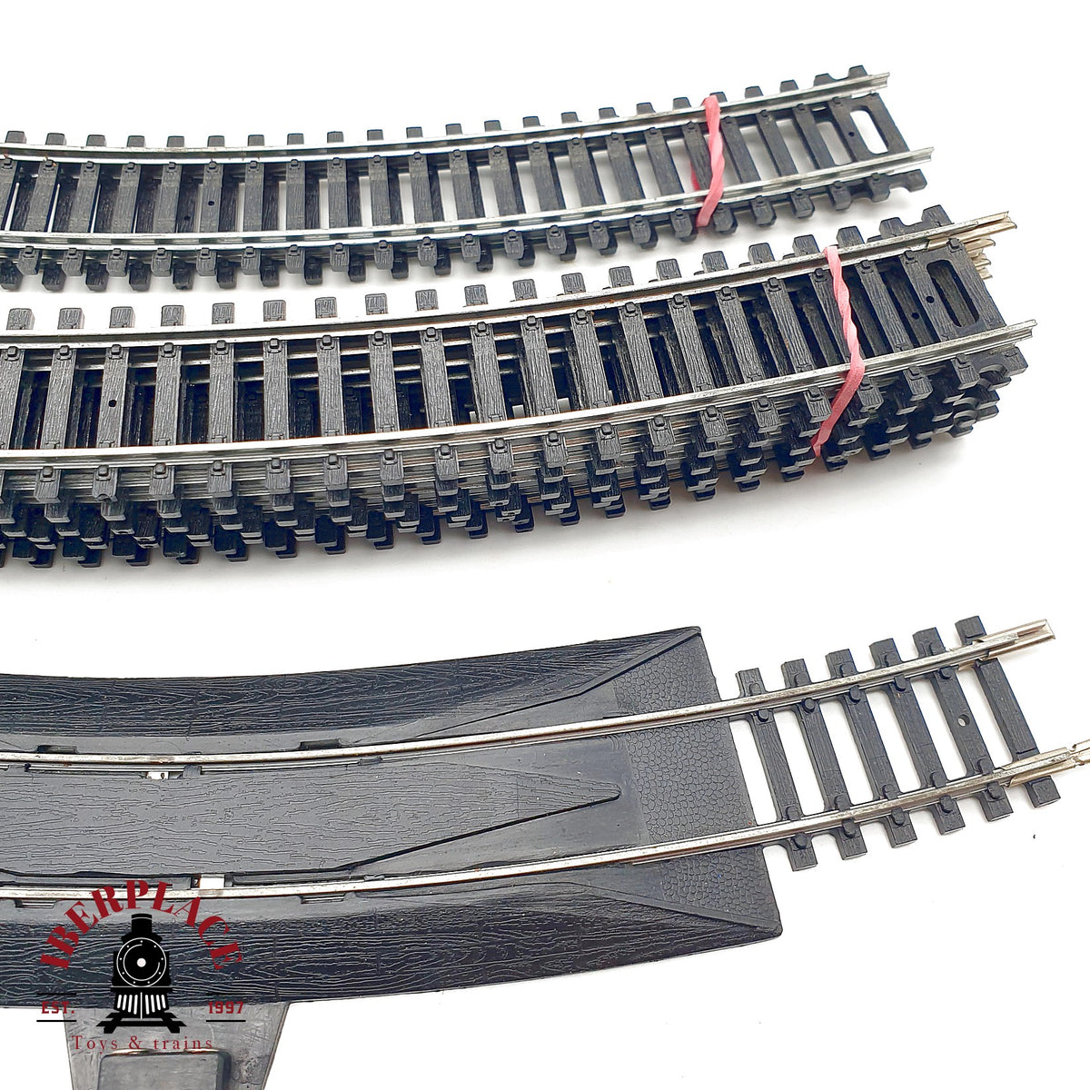 ♻️ Bachmann 10x vias curvas R18 30 🟢 GRADE A Escala H0 1:87