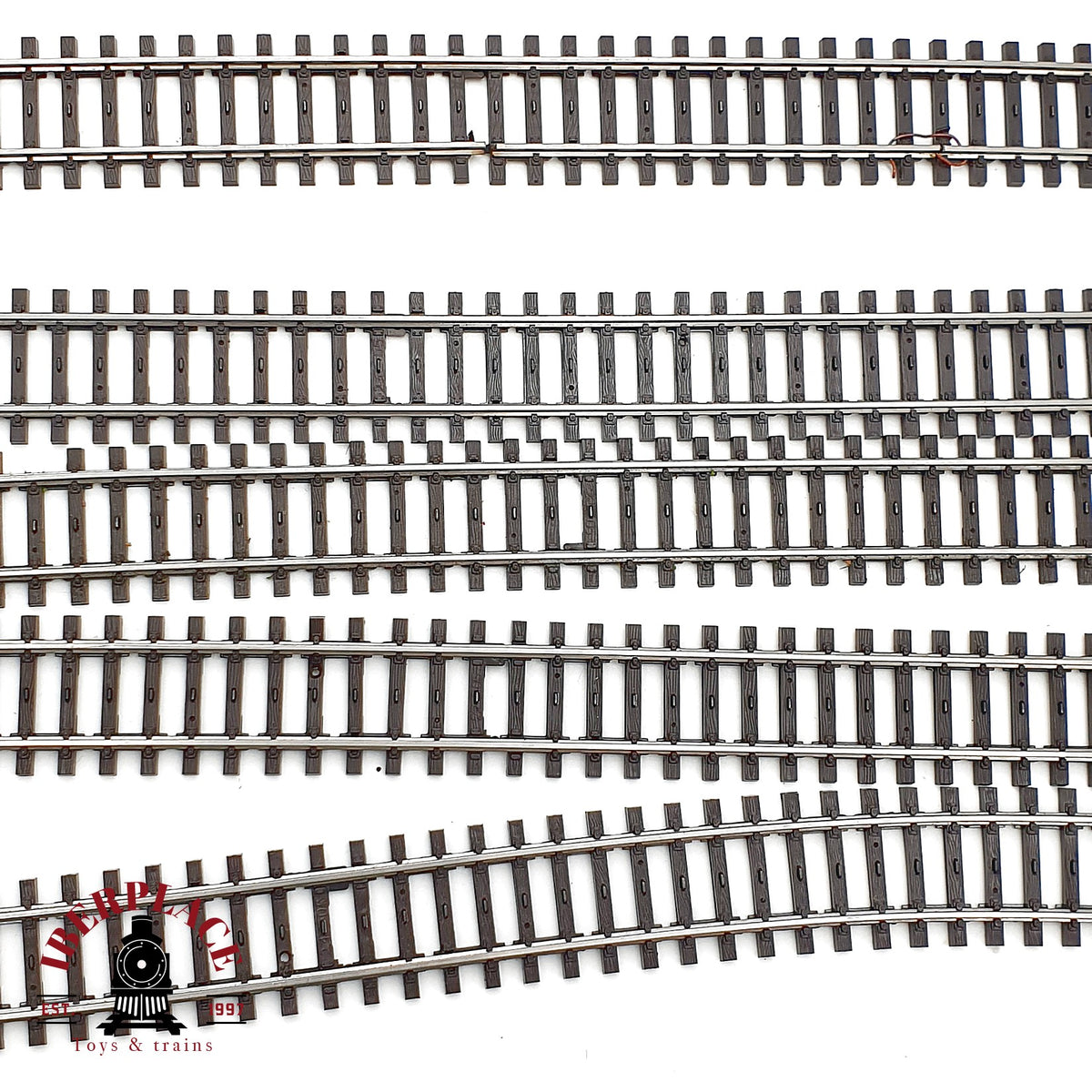 ♻️ Märklin 2205 5x vias flexibles Flexgleis via K - 🟢 GRADE A + 🟡 GRADE B Escala H0 1:87