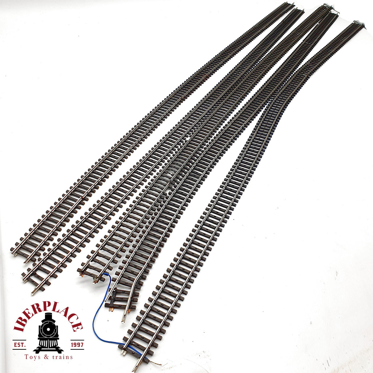 ♻️ Märklin 2205 5x vias flexibles Flexgleis via K - 🟢 GRADE A + 🟡 GRADE B Escala H0 1:87