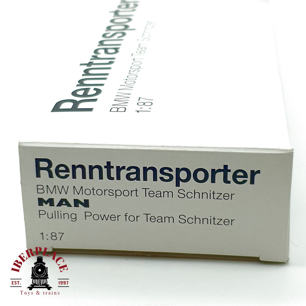 ♻️✨ Herpa camion MAN BMW Motorsport Team Schnitzer Renntransporter Escala H0 1:87