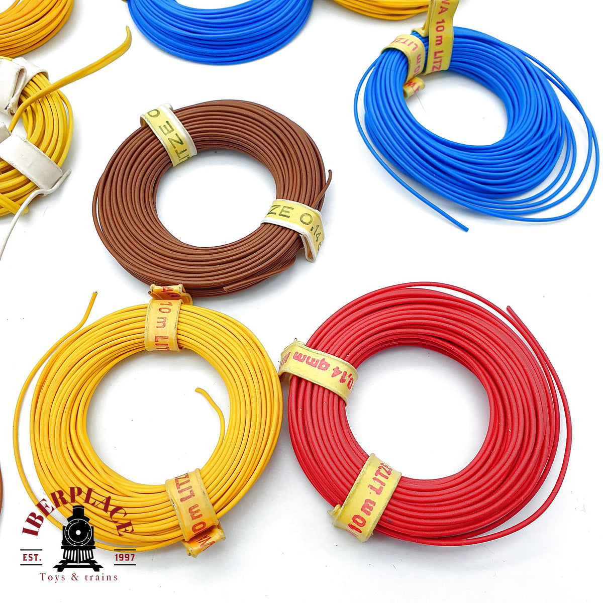 ♻️ 21x Brawa cables conexion de varios colores Escala H0 1:87