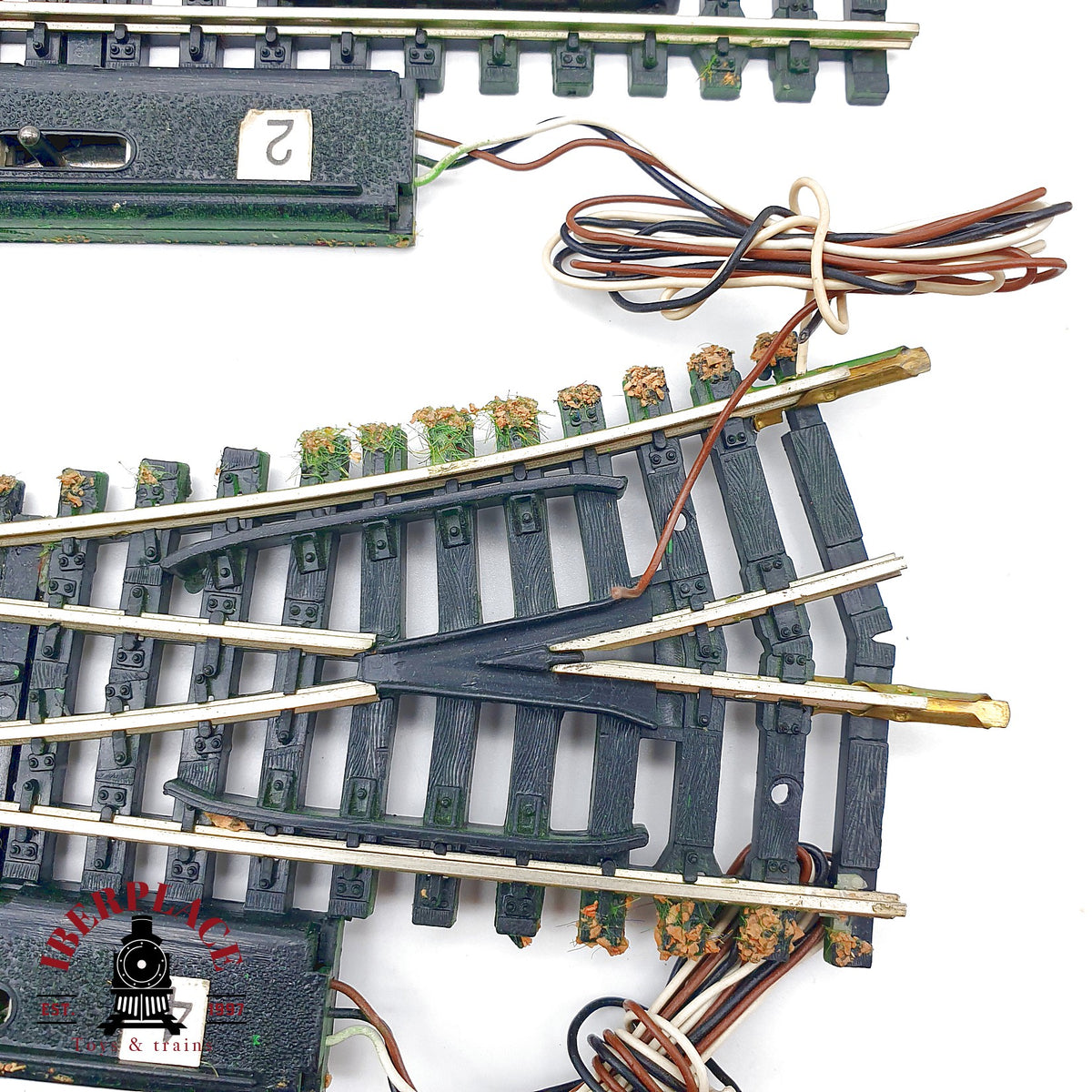 ♻️ Jouef 4 desvios electricos y pupitre mando - 🟡 GRADE B Escala H0 1:87