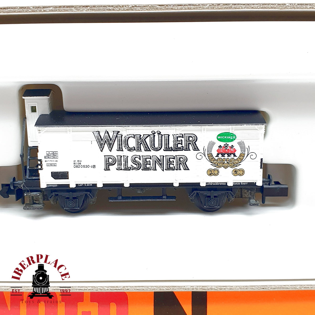 ♻️ Arnold 00137 Set 4 vagones cerveceros Bierwagen DB escala N 1:160