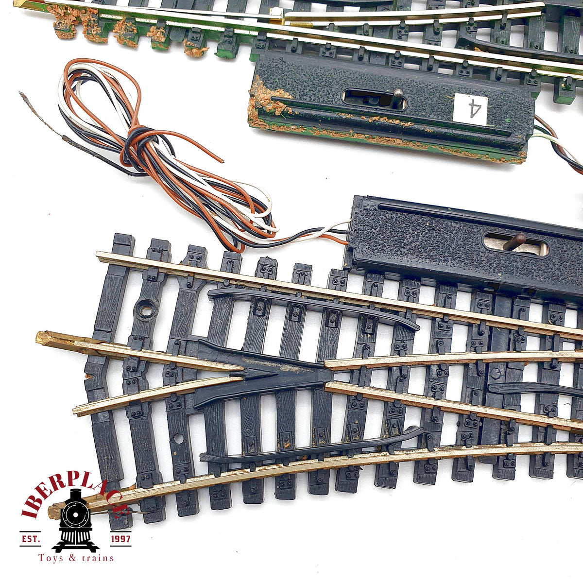 ♻️ Jouef 4 desvios electricos y pupitre mando - 🟡 GRADE B Escala H0 1:87