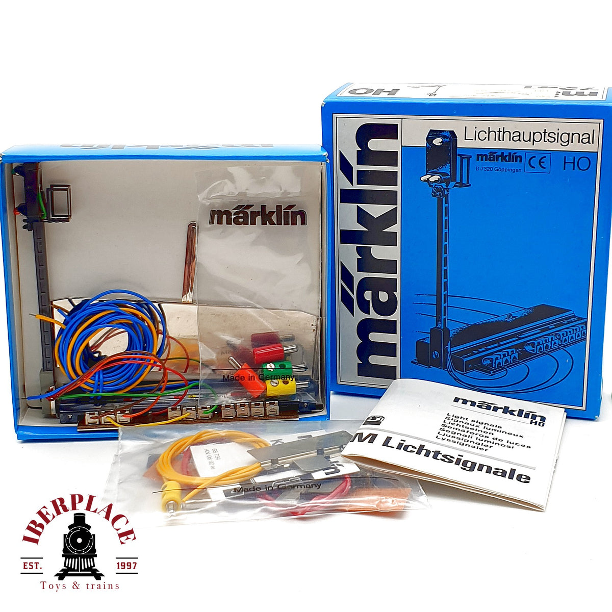 ♻️ 🚂 Märklin 7241 Lichthauptsignal Senal principal luces DB Ep III Escala H0 1:87