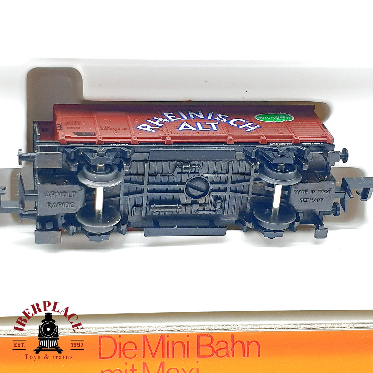 ♻️ Arnold 00137 Set 4 vagones cerveceros Bierwagen DB escala N 1:160