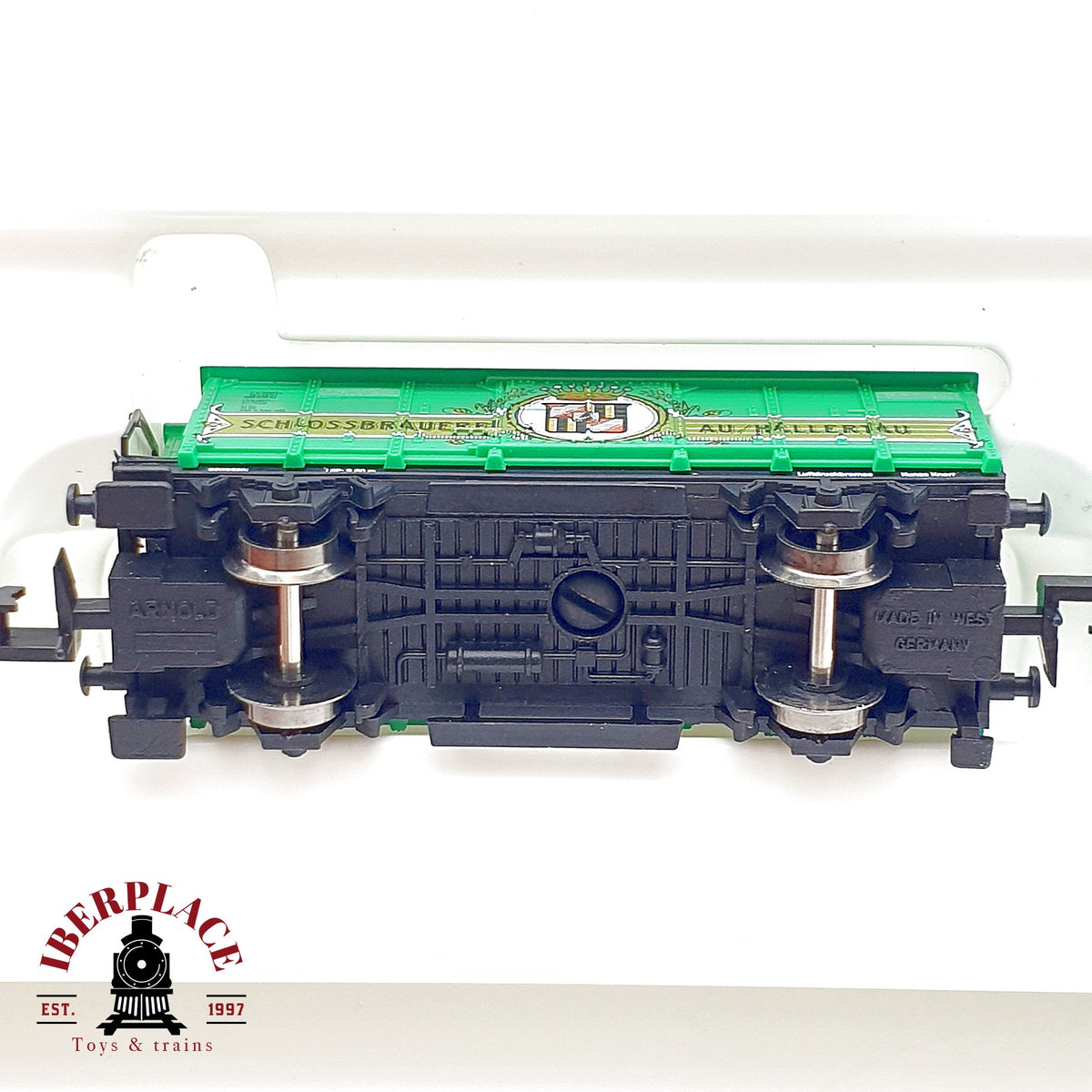 ♻️ Arnold 0238 Set 3 vagones cerveceros Holledau-Zug DB escala N 1:160