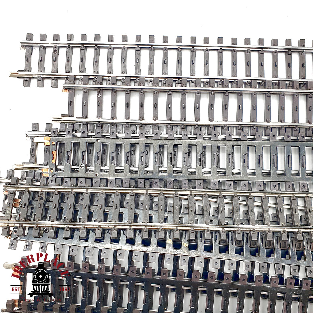 ♻️ Märklin 16x 2200 vias rectas 180mm sistema K 🟡 GRADE B Escala H0 1:87