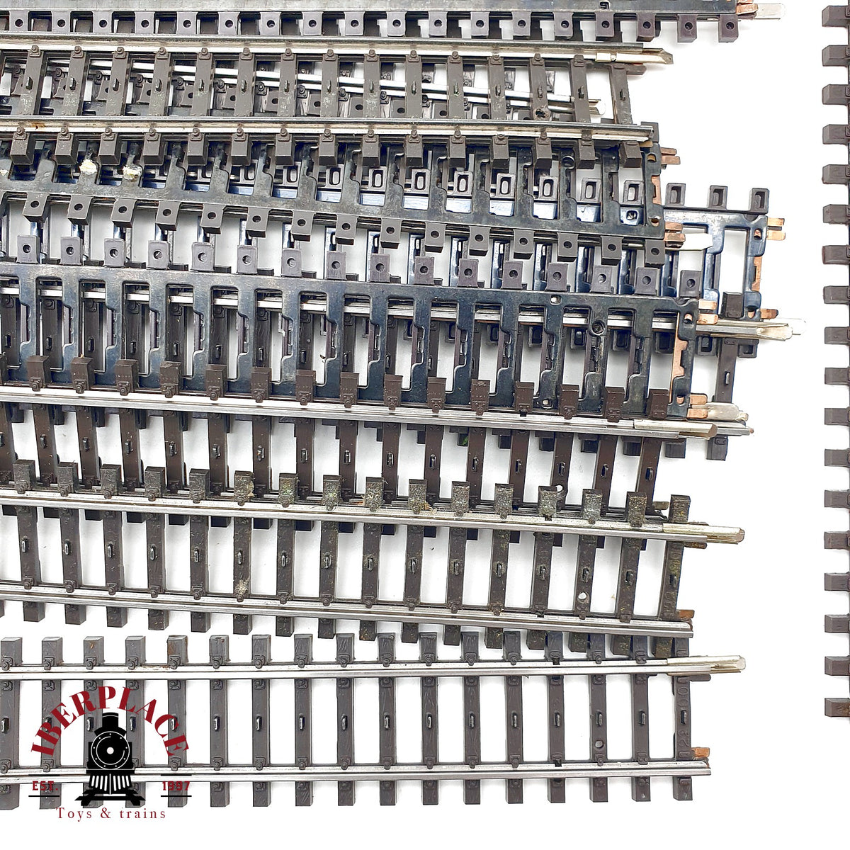 ♻️ Märklin 16x 2200 vias rectas 180mm sistema K 🟡 GRADE B Escala H0 1:87
