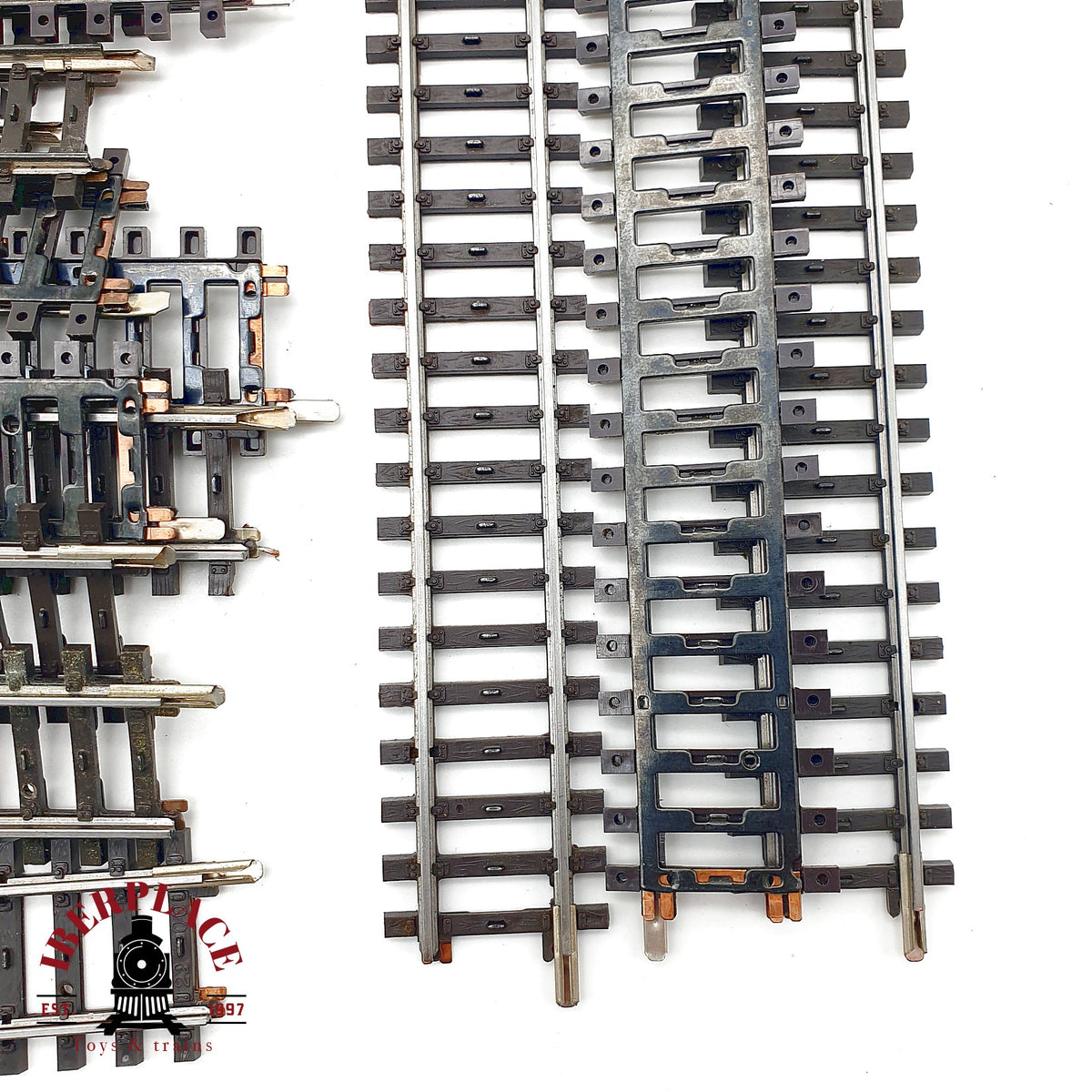 ♻️ Märklin 16x 2200 vias rectas 180mm sistema K 🟡 GRADE B Escala H0 1:87