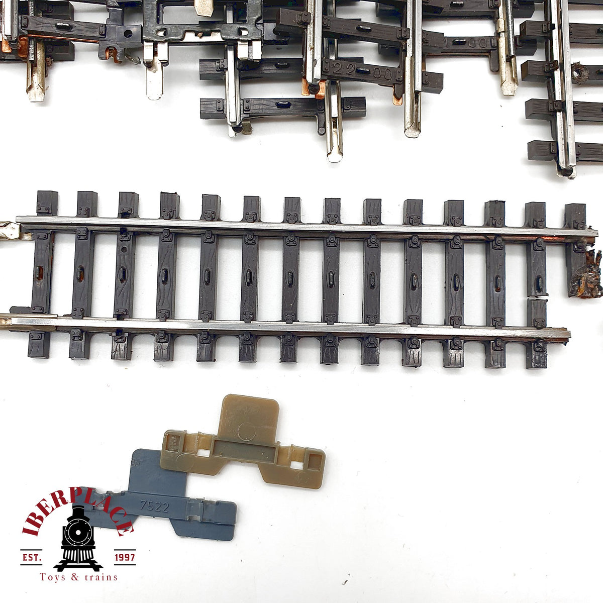♻️ Märklin 22x 2201 2202 vias rectas 🔴 GRADE C Escala H0 1:87