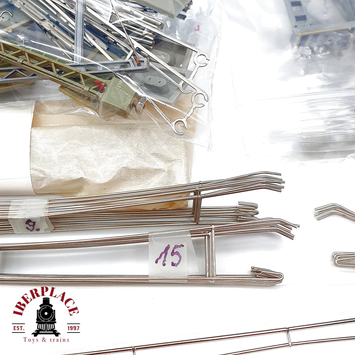 ♻️ ✨ Vollmer HOBbox Jouef Gran lote catenaria postes hilos de contacto Escala H0 1:87