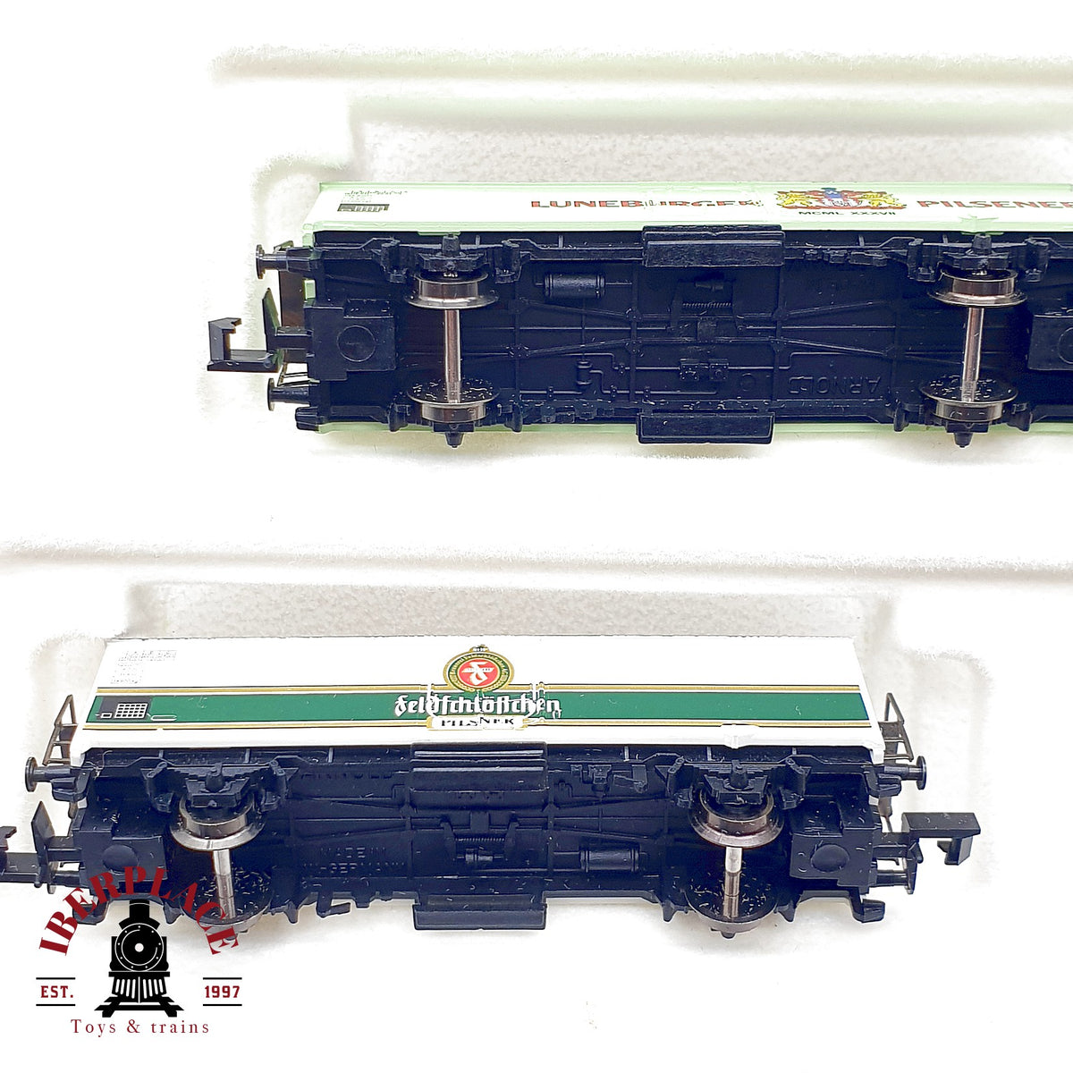 ♻️ Arnold Set 6 vagones cerveceros Norddeutsche Bierwagen DB escala N 1:160
