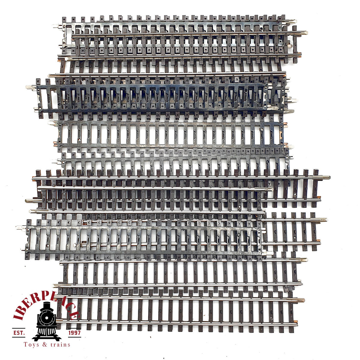 ♻️ Märklin 15x 2200 vías rectas 180mm sistema K 🟡 GRADE B Escala H0 1:87