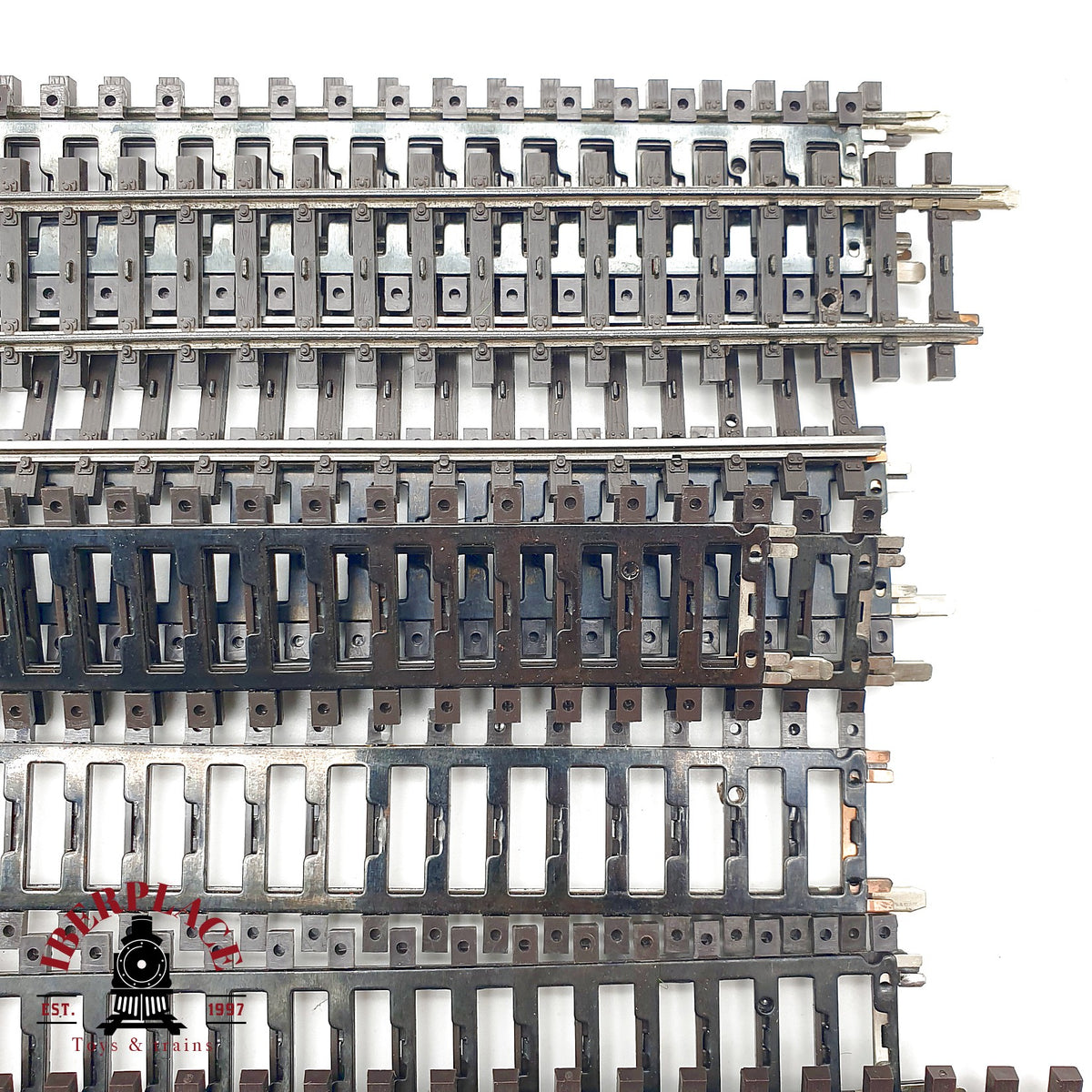 ♻️ Märklin 15x 2200 vías rectas 180mm sistema K 🟡 GRADE B Escala H0 1:87