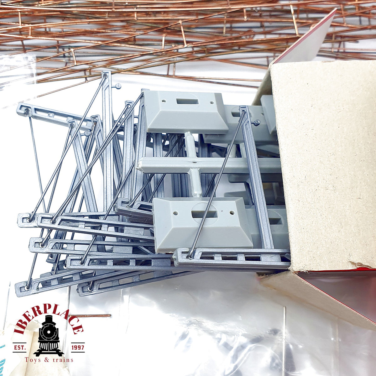 ♻️ ✨ Vollmer HOBbox Jouef Gran lote catenaria postes hilos de contacto Escala H0 1:87