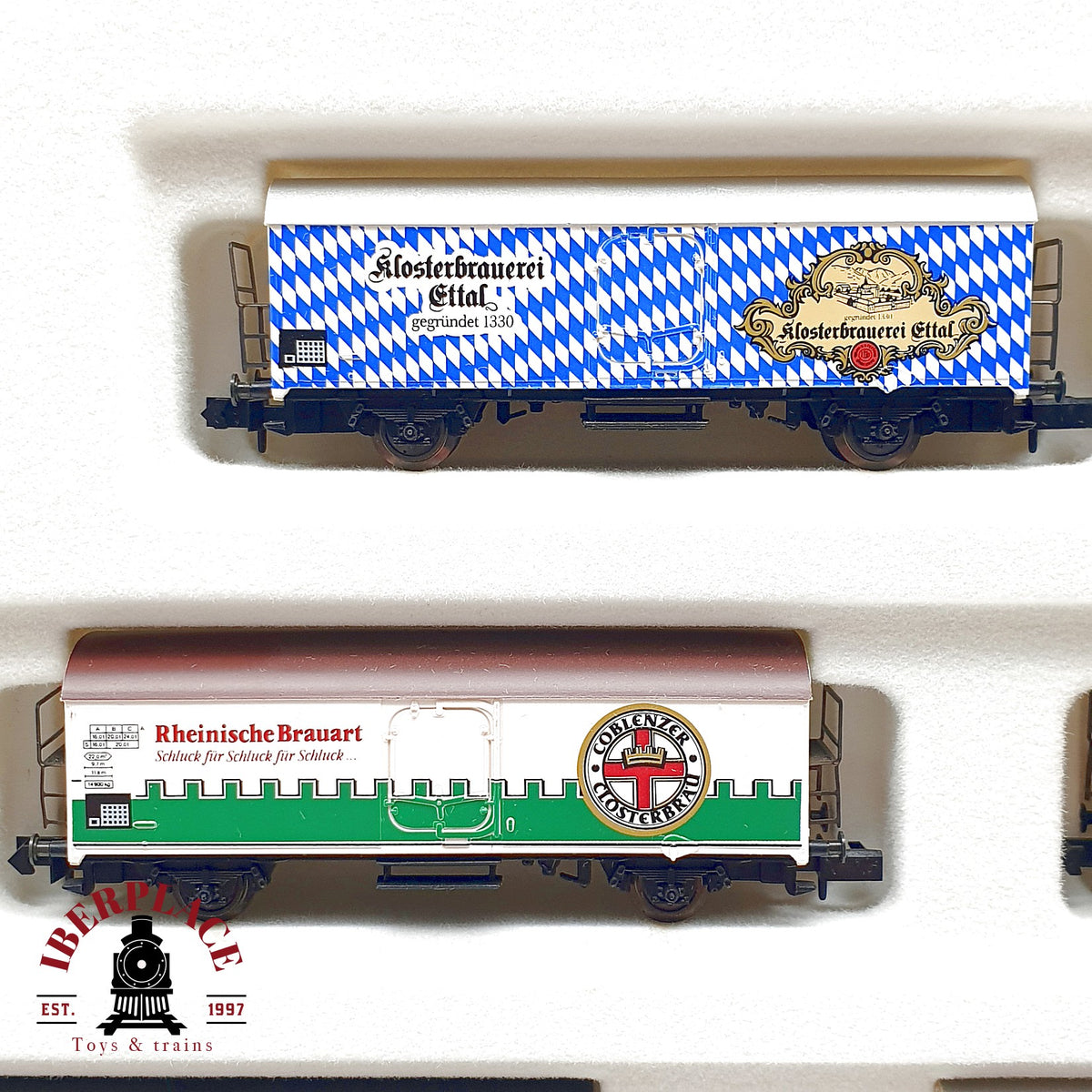♻️ Arnold 0165 Set 6 vagones Kloster-Brauereien Jahres-Sonderzug 1989 escala N 1:160