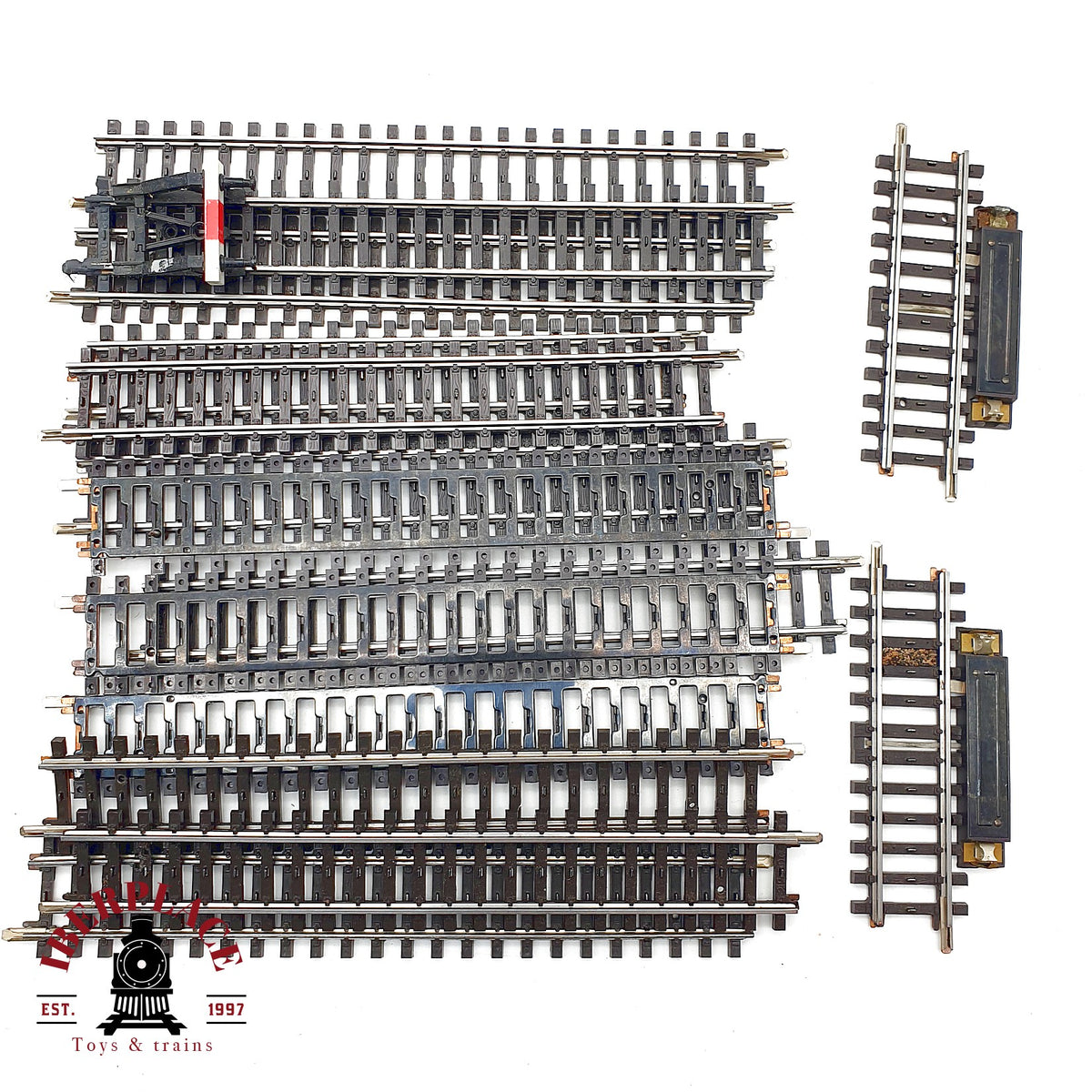 ♻️ Märklin 15x 2299 2200 2207 vías rectas y tramos de maniobra sistema K 🟡 GRADE B Escala H0 1:87