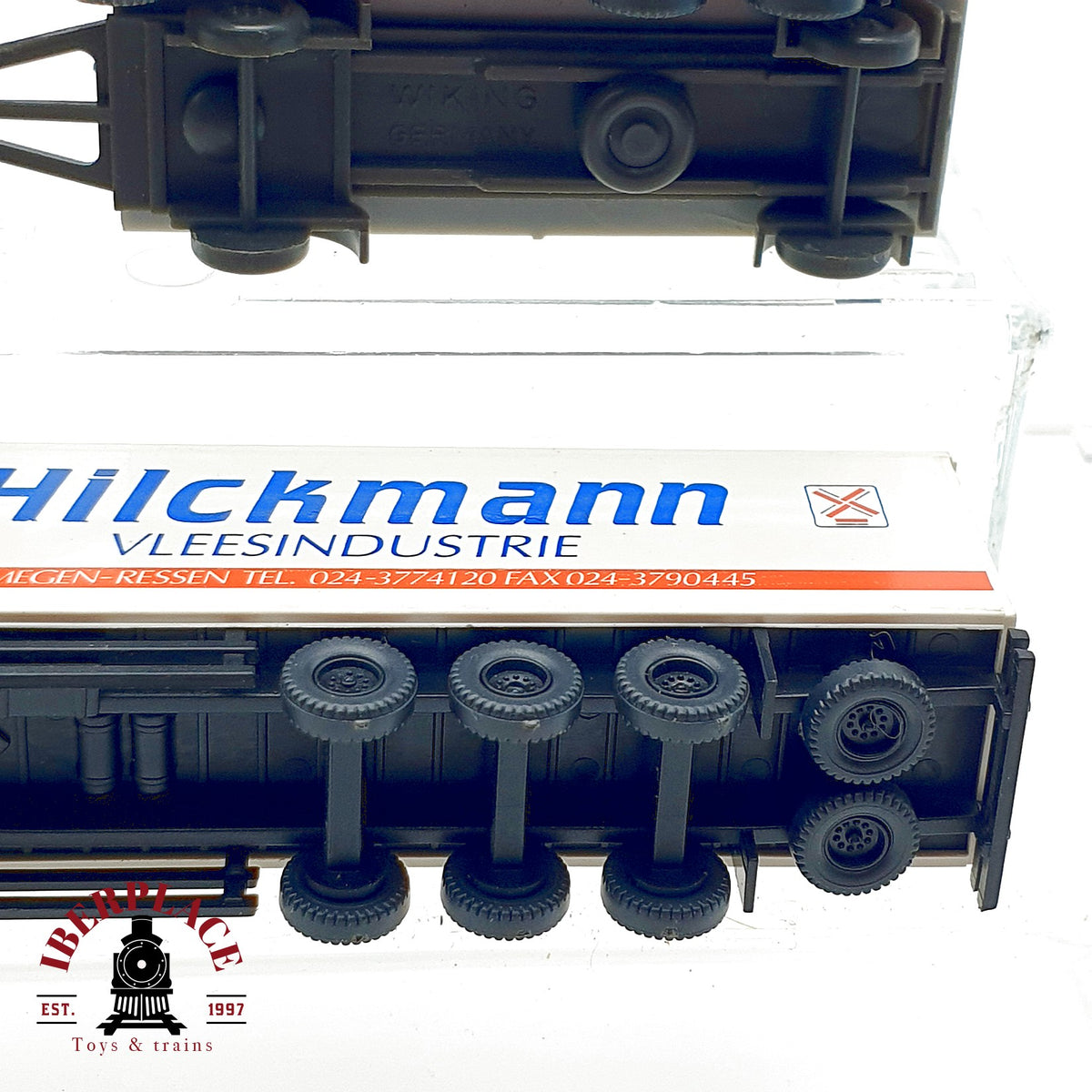 ♻️ 🚂 WIKING Roco 3x Camiones LKW Hilckmann Vleesindustrie Anhänger Escala N 1:160