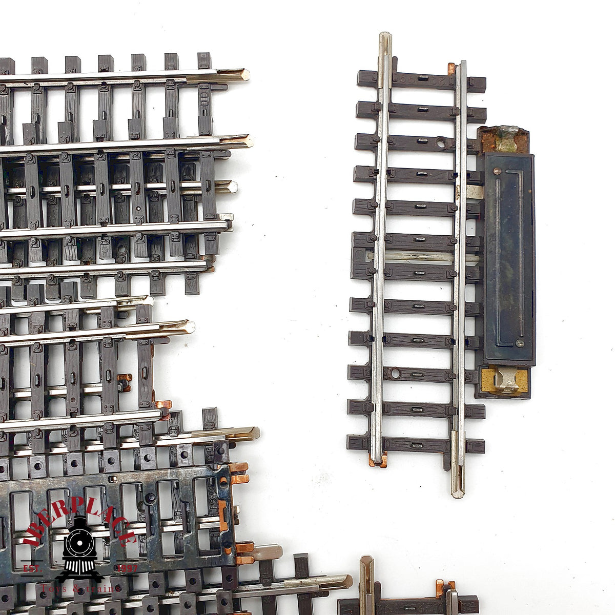 ♻️ Märklin 15x 2299 2200 2207 vías rectas y tramos de maniobra sistema K 🟡 GRADE B Escala H0 1:87