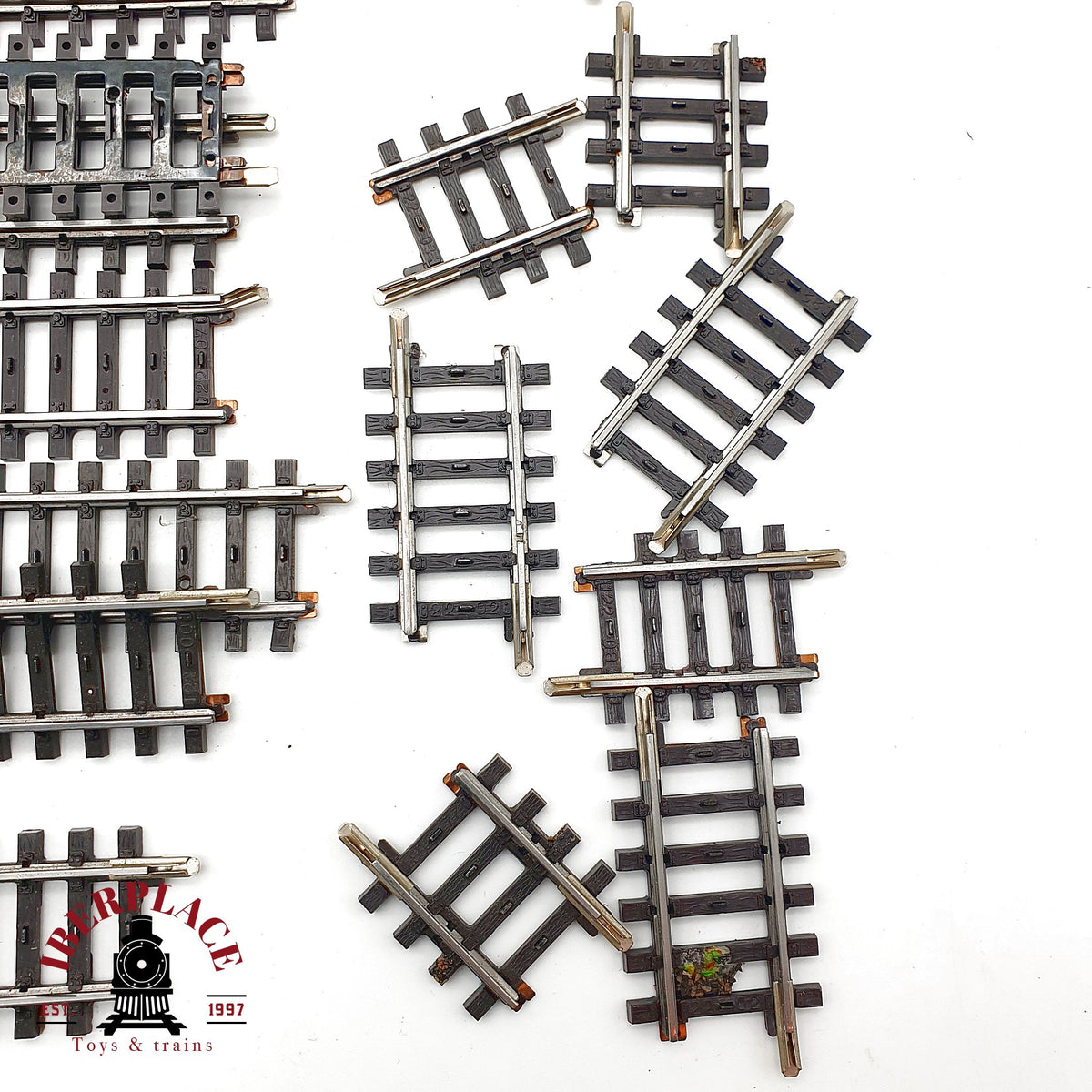 ♻️ Märklin 19x 2200 2221 2202 2233 vias rectas y curvas sistema K 🟡 GRADE B Escala H0 1:87